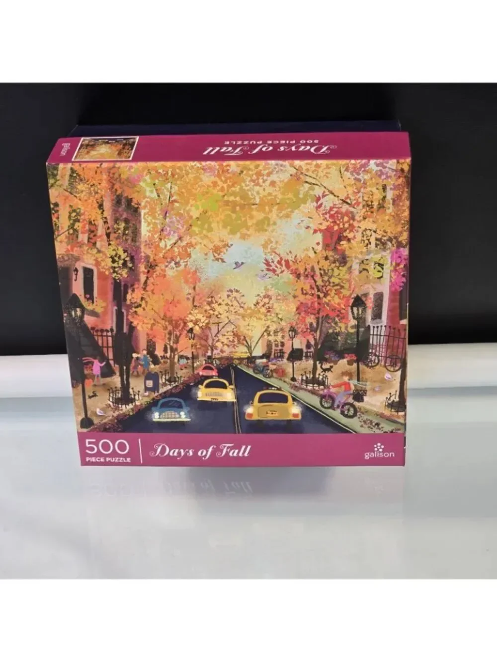Galison Days of Fall 500-Piece Jigsaw Puzzle